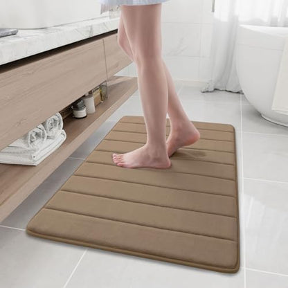 Buganda Memory Foam Bath Mat 35.4 x 24, Ultra Soft Absorbent Bathroom Rugs
