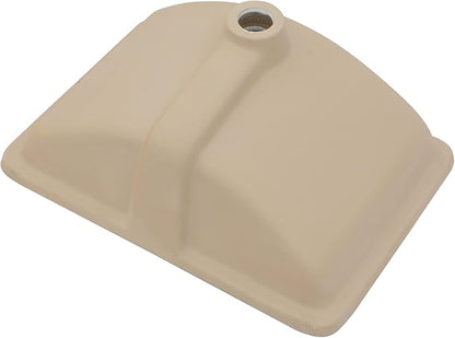 Sarlai Undermount Bathroom Sink - 20.5 x 14.5 inch Rectangular White Ceramic Vessel Sink with Overflow, Modern Vanity Art Basin, Interior Bowl Size 18.3" x 12.3"