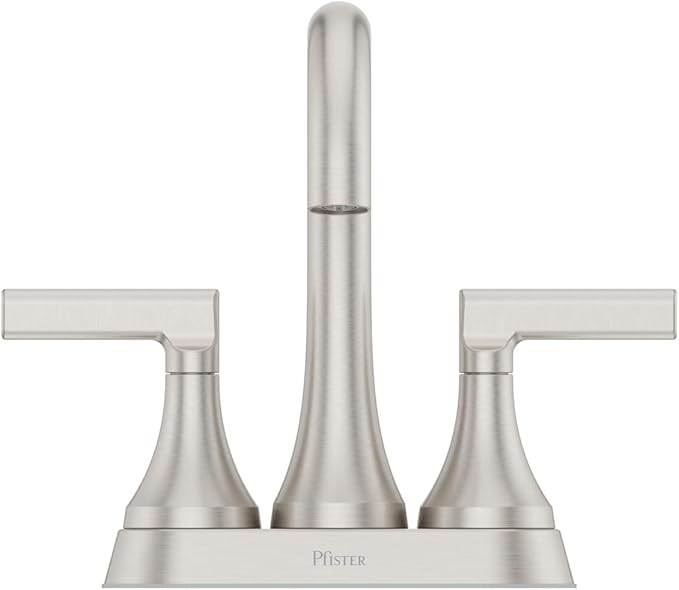 Pfister Vedra 2-Handle 4" Centerset Bathroom Faucet in Matte Black