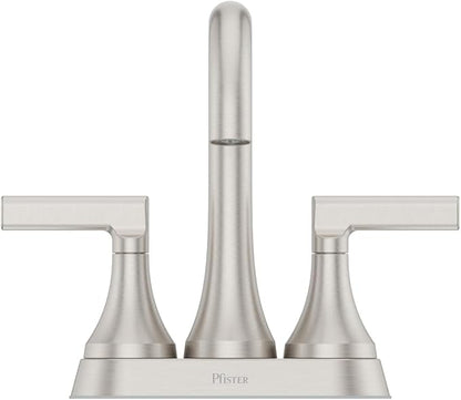 Pfister Vedra 2-Handle 4" Centerset Bathroom Faucet in Matte Black