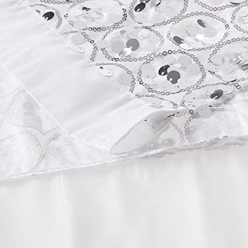 Zahari Home Sinatra Window Curtain Stylish Bathroom Window Curtain,36" x 54" Each, Set of 2, White