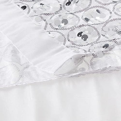 Zahari Home Sinatra Window Curtain Stylish Bathroom Window Curtain,36" x 54" Each, Set of 2, White