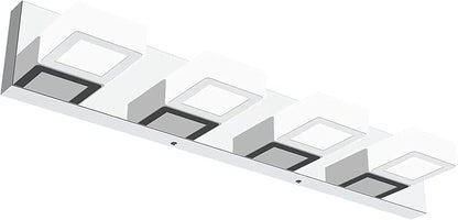 Ralbay LED Modern Vanity Light Bathroom Vanity Lights Over Mirror Acrylic Bathroom Wall Light Fixtures Cool White 6000K