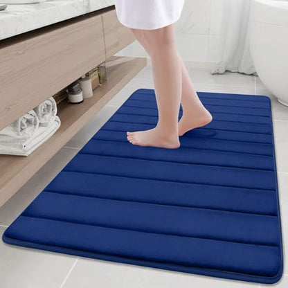 Buganda Memory Foam Bath Mat 47 x 32, Ultra Soft Absorbent Bathroom Rugs