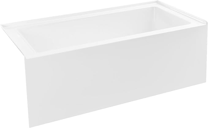 Voltaire 60" x 32" Left-Hand Drain Alcove Bathtub with Apron