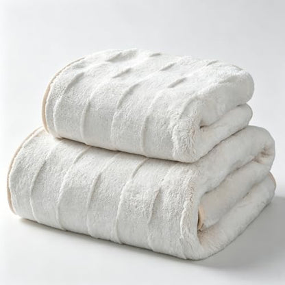 2-Pack Microfiber Bath Towels (27x54 Inches) - Ultra Soft & Quick Dry, 3X Absorbency, Lightweight for Gym, Yoga, Travel & Spa - Perfect for Home, Fitness & Post-Workout