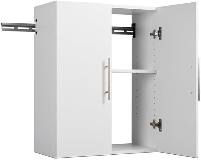 Prepac 24" White Wall Mount Storage Cabinet for Garage & Laundry Room