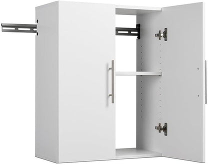 Prepac 24" White Wall Mount Storage Cabinet for Garage & Laundry Room