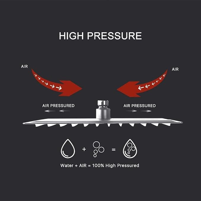 Shower System Brushed Nickel Bathroom 10 Inch Rain Shower Head Ceiling Mount with Handheld Luxury High Pressure Shower Combo Set Shower Faucet Rough-in Valve Body and Trim Kit