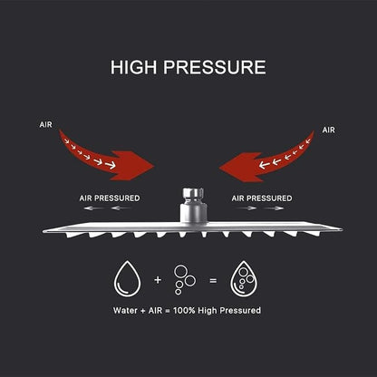 Shower System Brushed Nickel Bathroom 10 Inch Rain Shower Head Ceiling Mount with Handheld Luxury High Pressure Shower Combo Set Shower Faucet Rough-in Valve Body and Trim Kit