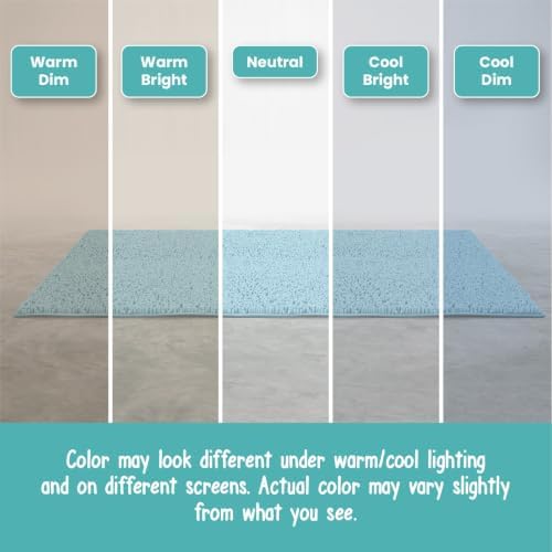 Small Chenille Bath Mats 25"x18", Plush Absorbent Bath Mats Quick Dry, Soft & Machine Washable, Non Slip Carpet for Bathroom, Thick Bathroom Rugs, Shower Restroom Rug Mat, Alfombras De Bano, Bathrugs