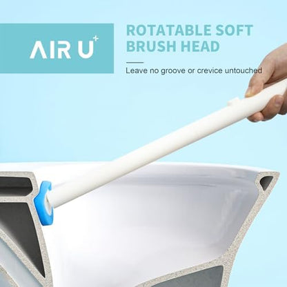 48 Count Disposable Toilet Brush Heads, Toilet Bowl Wand Refills for Toilet and Bathroom Cleaning, Not Suitable for Electric Toilet Brushes