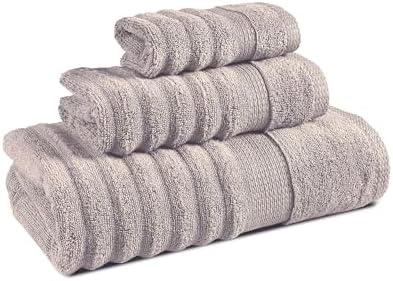 Lane Linen Luxury Bath Towels Set - Luxurious Hotel-Style Shower Towels and Washcloths Sets, 100% Cotton Bath Towel Sets for Bathroom - Includes 2 Bath, 2 Hand & 2 Wash Cloths (Set of 6) - Platinum