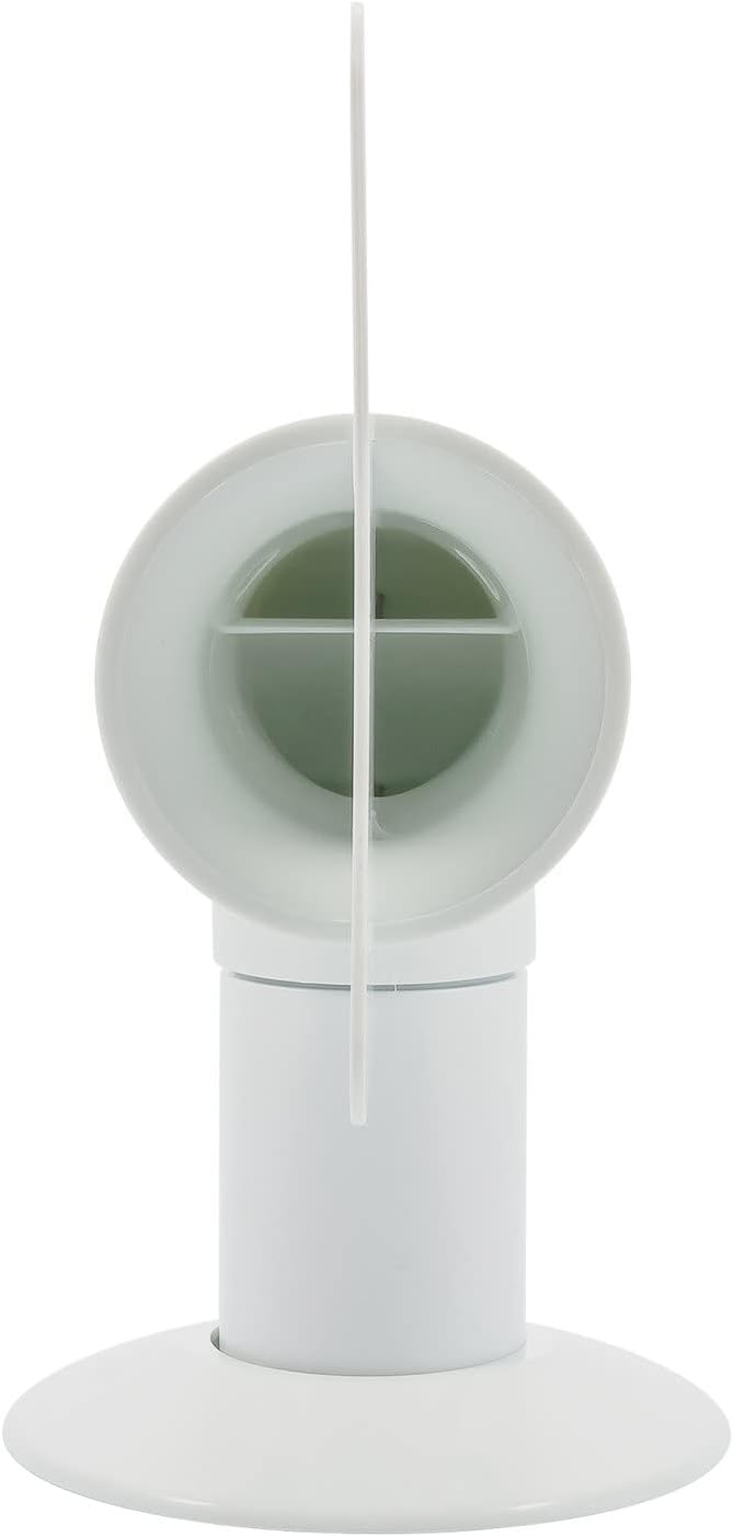 Camco Cyclone Rotating Sewer Plumbing Vent - Rids Odors from Your RV Holding Tank, Rotes 360 Degrees to Pull Odors Up and Away - White (40595)