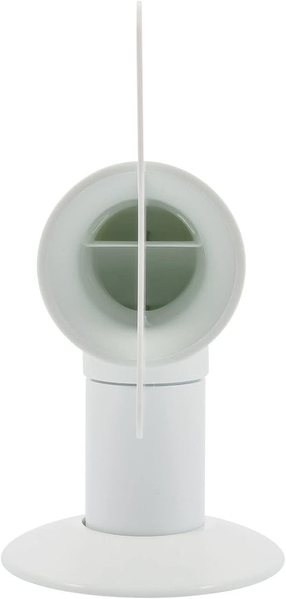 Camco Cyclone Rotating Sewer Plumbing Vent - Rids Odors from Your RV Holding Tank, Rotes 360 Degrees to Pull Odors Up and Away - White (40595)