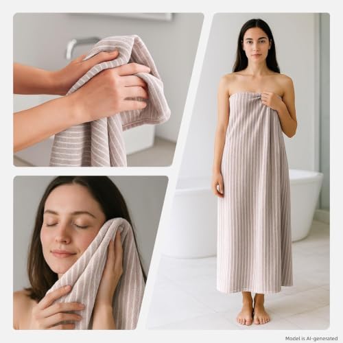 Microfiber Bath Towel 35x70 Inches - Ultra Soft Quick Dry, Lightweight for Gym, Spa, Travel | Hotel Grade & Multi-Use| Single Pack
