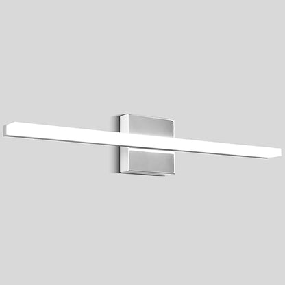 LED Bathroom Vanity Light 24inch Over Mirror Lighting Fixture Modern Indoor Chrome 12W 5000K Cool White Wall Sconce for Bathroom Bedroom Living Room