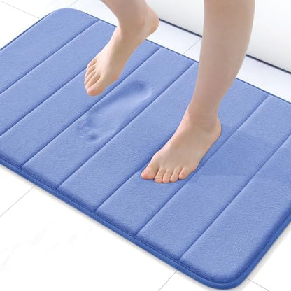 Buganda Memory Foam Bath Mat 24 x 16, Ultra Soft Absorbent Bathroom Rugs