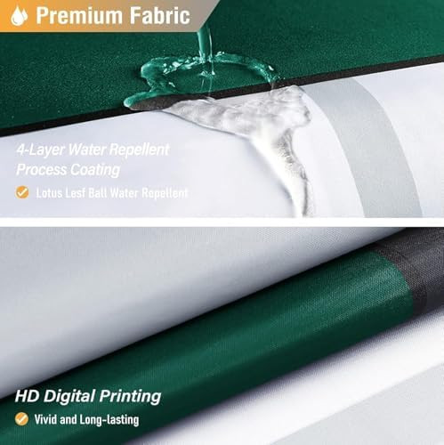 BTTN 54x78 Stall Modern Geometric Waterproof Shower Curtain, Emerald Green