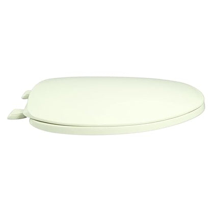 Centoco Toilet Seat Round, Closed Front with Cover, Residential, Plastic, Made in the USA, 200-416, Biscuit