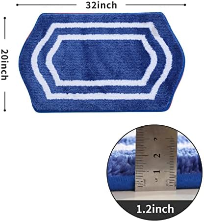 COSY HOMEER Non-Slip Bath Mat Extra Thick Absorbent Plush Washable
