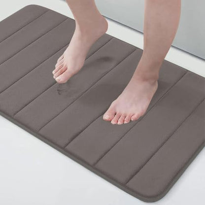 Buganda Memory Foam Bath Mat 34 x 20, Ultra Soft Absorbent Bathroom Rugs