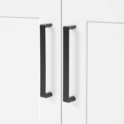 ARIEL Hepburn 48-inch Bathroom Vanity Base Cabinet,Solid Wood, 2 Soft Closing Doors, 9 Dovetail Drawers, White