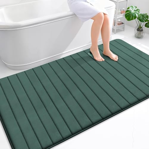 OLANLY Memory Foam Large Bath Mat 70x46, Super Soft Absorbent Bathroom Rugs