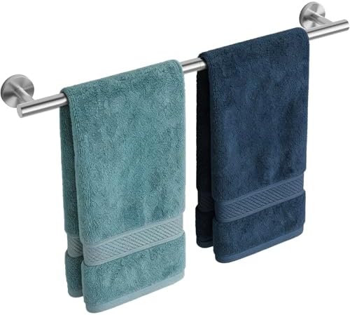 24 Inch Brushed Nickel Towel Bar,SUS304 Stainless Steel Towel Rod