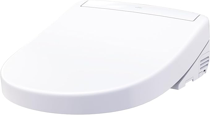 TOTO® WASHLET® S5 Electronic Bidet Toilet Seat with Instantaneous Water Heating, PREMIST and EWATER+ Wand Cleaning, Round, Cotton White - SW3445#01