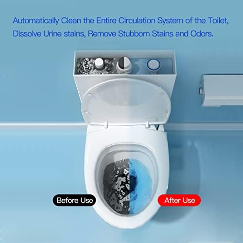 KIISIISO Toilet Bowl Cleaners, Long-Lasting 28 PACK Blue&White, Commercial Household Bathroom Cleaner,Automatic Toilet Tank Cleaners, Multipurpose Janitorial Deodorizers