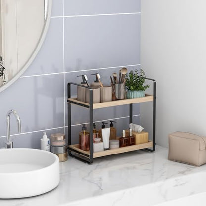 HNRLOY Bathroom Counter Organizer, Bathroom Counter Shelf, Makeup Organizer