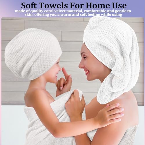 Mixweer 20 Pcs Bath Towel and Washcloths Set for Bathroom, White