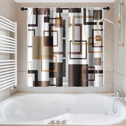 Shower Curtain Set, for Bathroom Decor 72" x 72", Abstract