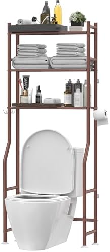 Livilord 3-Tier Over Toilet Storage, Freestanding, Bronze