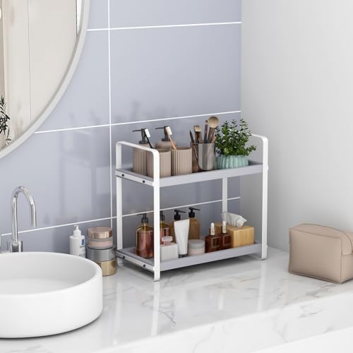 HNRLOY Bathroom Counter Organizer, Bathroom Counter Shelf, Makeup Organizer