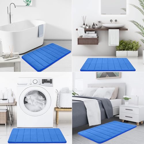 Buganda Memory Foam Bath Mat 24 x 16, Ultra Soft Absorbent Bathroom Rugs