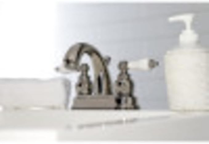 Kingston Brass KB5612PL Restoration 4-Inch Centerset Lavatory Faucet, Polished Brass