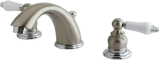 Kingston Brass KB977B Victorian Widespread Bathroom Faucet, Brushed Brass