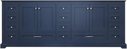 Dukes 84 in. W x 22 in. D Navy Blue Double Bath Vanity