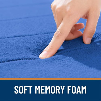 OLANLY Memory Foam Large Bath Mat 40x24, Super Soft Absorbent Bathroom Rugs
