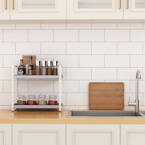 HNRLOY Bathroom Counter Organizer, Bathroom Counter Shelf, Makeup Organizer