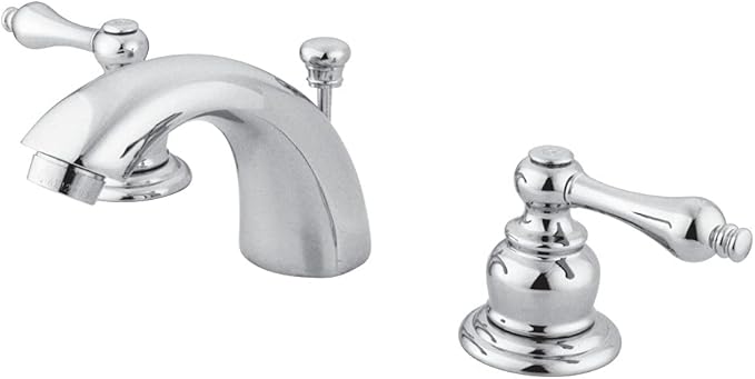 Kingston Brass GKB941AL Magellan Mini-Widespread Lavatory Faucet with Retail Pop-Up, 4-7/16 inch in Spout Reach, Polished Chrome