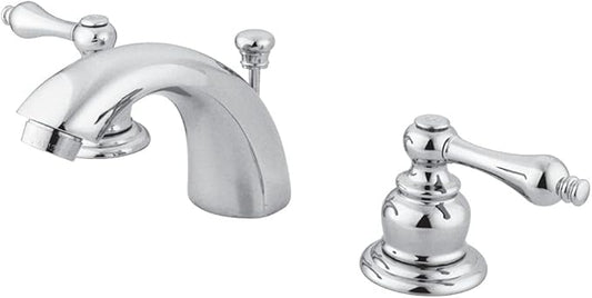 Kingston Brass GKB941AL Magellan Mini-Widespread Lavatory Faucet with Retail Pop-Up, 4-7/16 inch in Spout Reach, Polished Chrome