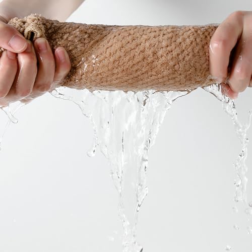 YTYC 39x78 Bath Sheets Set,Towels for Bathroom,Beige,6-Pieces