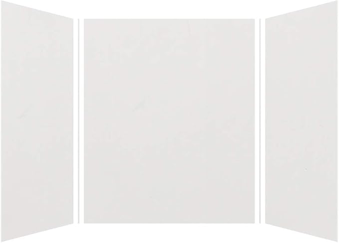 Transolid EWK606072-39 Expressions 3-Panel Shower Wall Kit, 60-in L x 60-in W x 72-in H, Grey