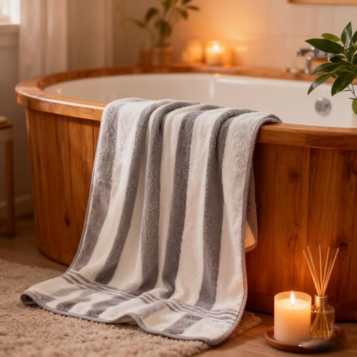 Microfiber Bath Towel 35x70 Inches - Ultra Soft Quick Dry, Lightweight for Gym, Spa, Travel | Hotel Grade & Multi-Use| Single Pack