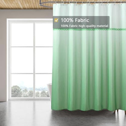 LLSCL Fabric Shower Curtain Liner with Magnets, Waterproof Hotel Quality, 72 x 72 Machine Washable