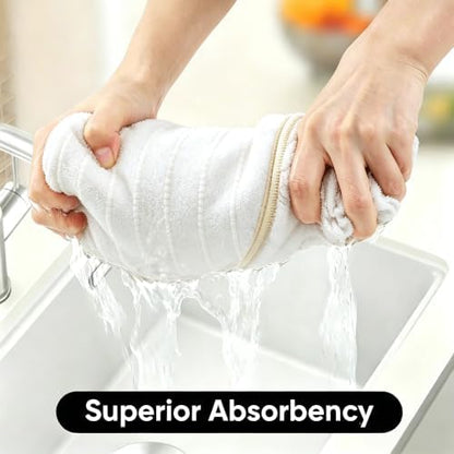 2-Pack Microfiber Bath Towels (27x54 Inches) - Ultra Soft & Quick Dry, 3X Absorbency, Lightweight for Gym, Yoga, Travel & Spa - Perfect for Home, Fitness & Post-Workout
