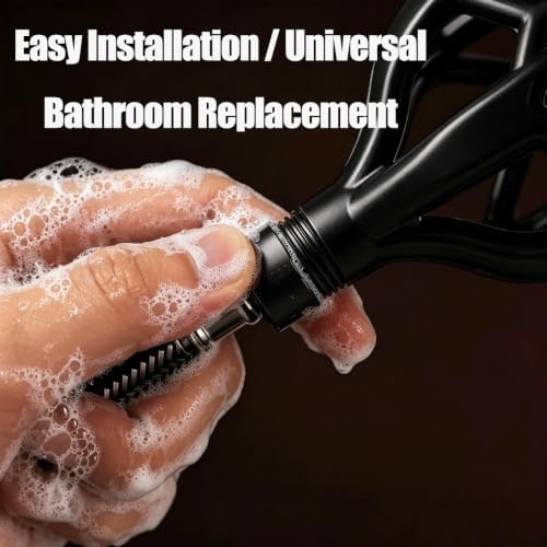 New Upgraded Men's Shower Head, Vortex Shower Head for Men & Pets Paws